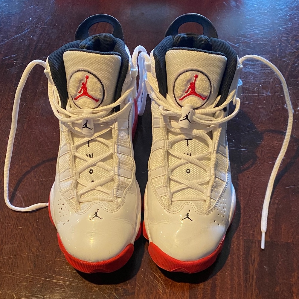 Jordan Kids Sneakers White and Red